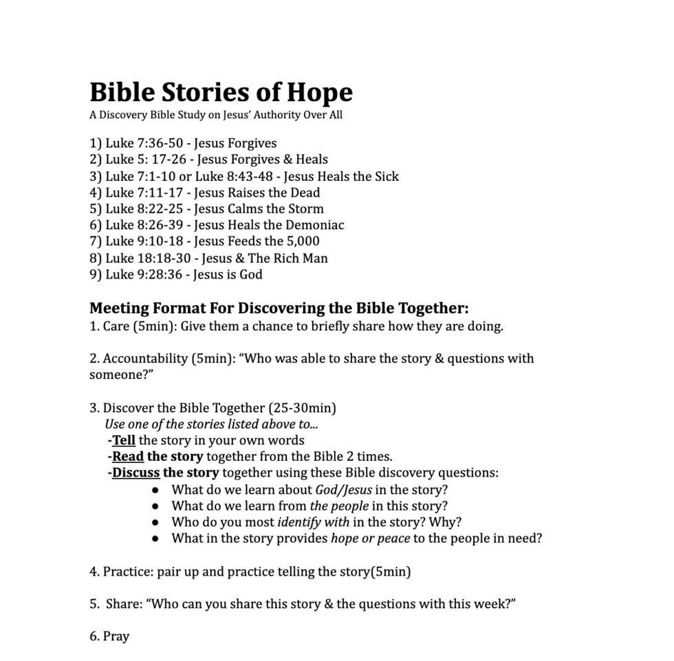 great stories of hope in the bible