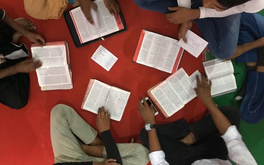 South Asian believers studying the Bible