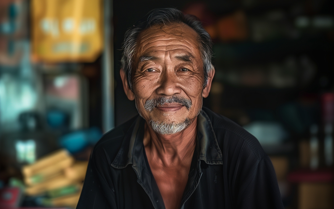 A Hindu man in South Asia